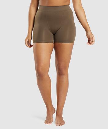 Gymshark Seamless Ženske Boxer Smeđe | HR 3178NWY